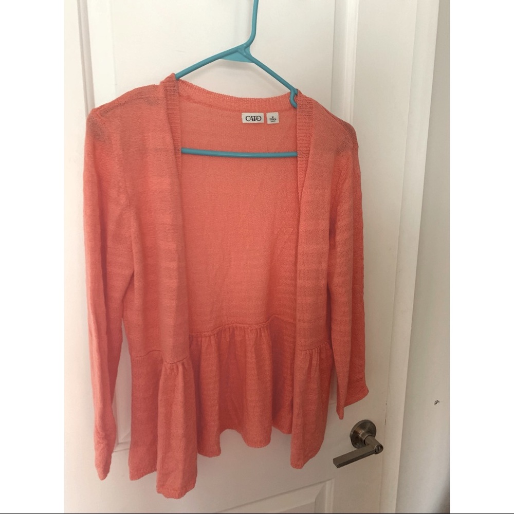 Peach Cardigan